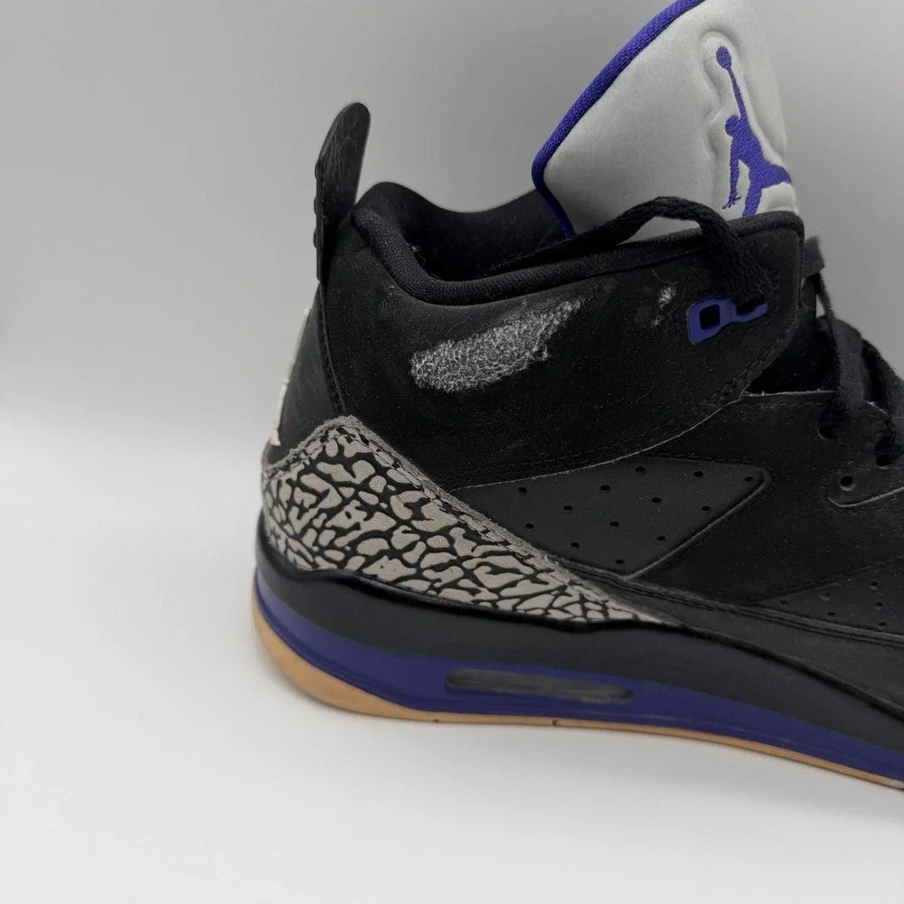 Jordan Sneakers Mens US 12 Black Son Of Low Grape Ice White 580603-008 Elephant